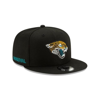 Black Jacksonville Jaguars Hat - New Era NFL Official NFL Draft 9FIFTY Snapback Caps USA9263708